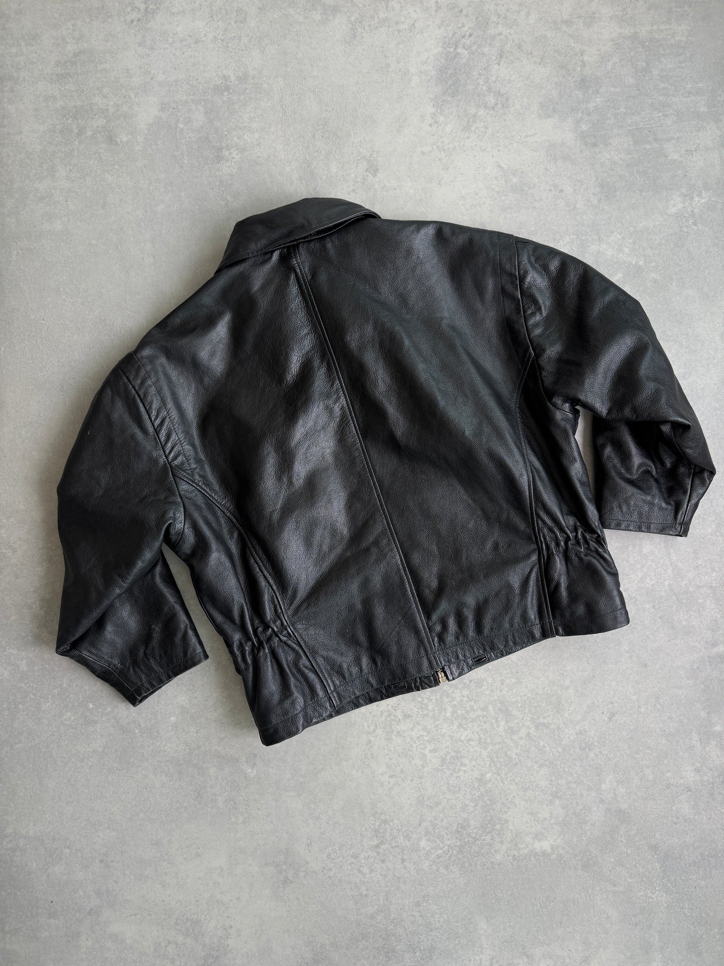 Unbranded vintage muška kožna bajker jakna (M)