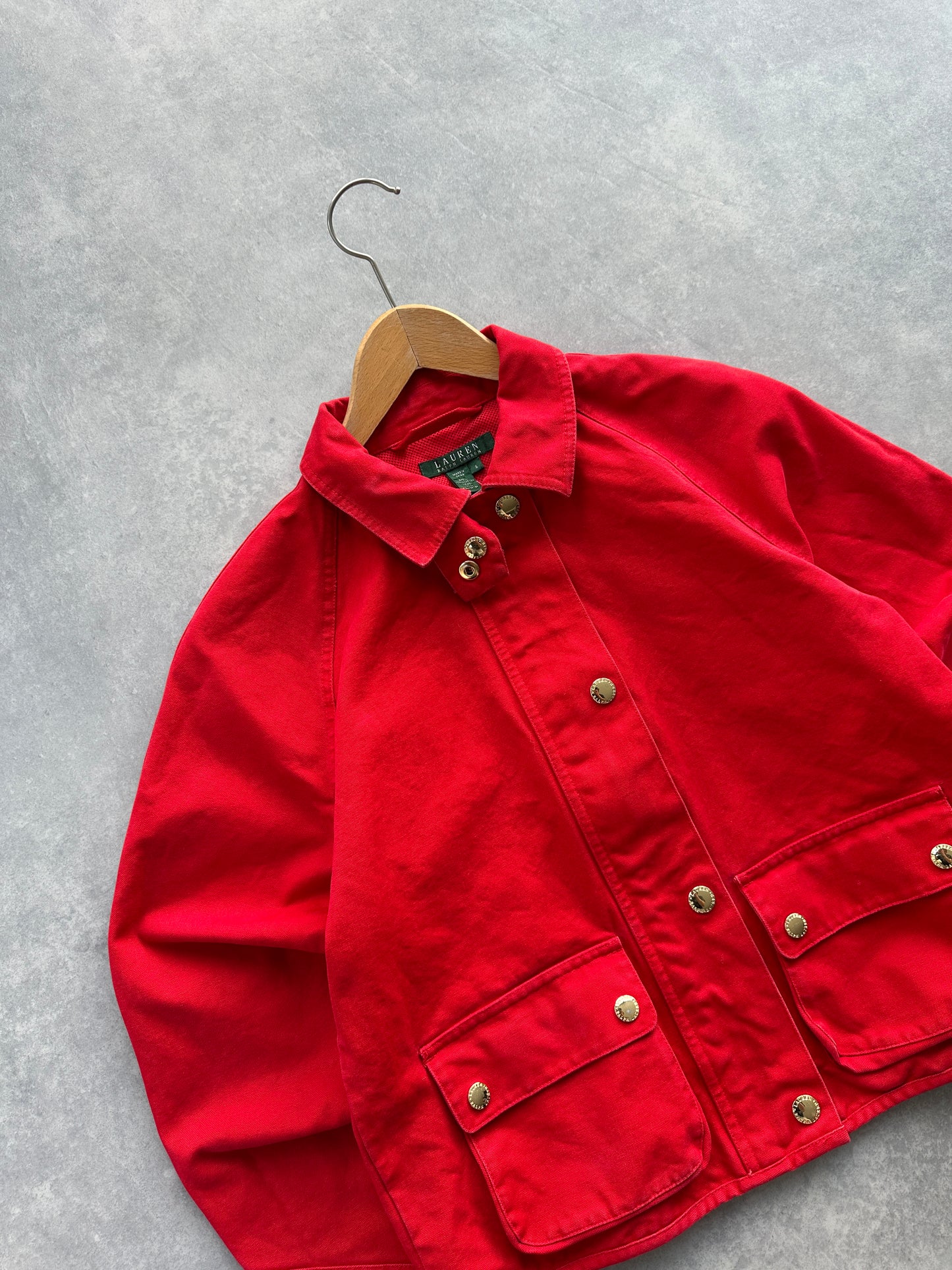 Lauren Ralph Lauren vintage ženska canvas cropped jakna (S)