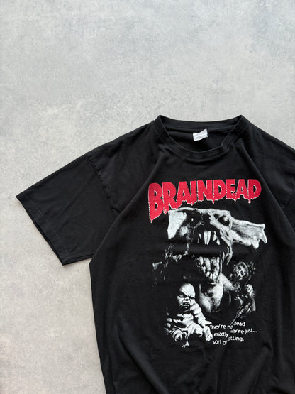 Braindead retro muška crna majica (L)