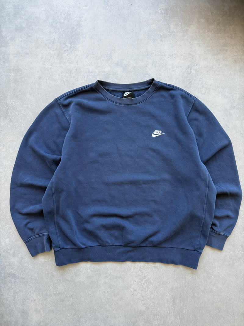 Nike muška basic navy dukserica (XL)