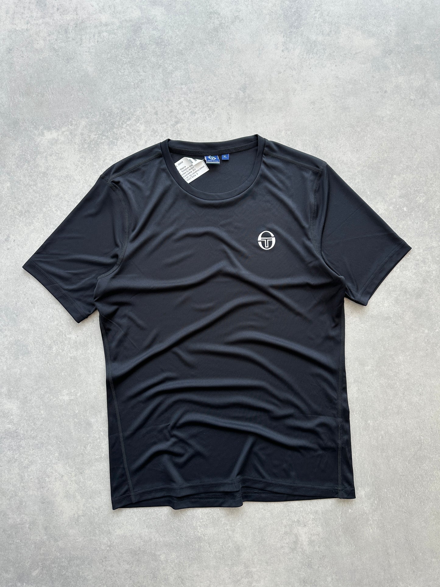 Sergio Tacchini muška crna sportska majica (XL)