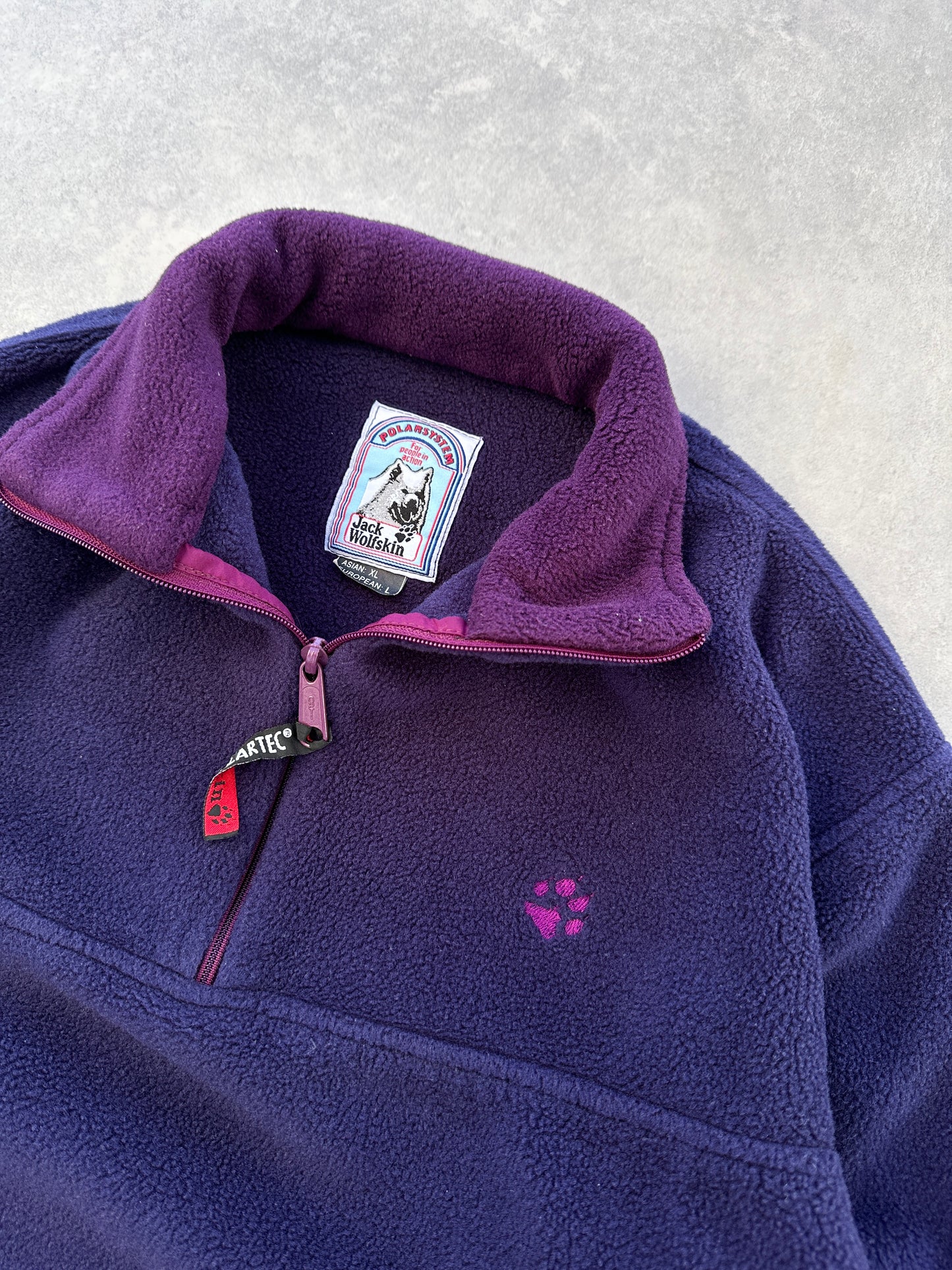 Jack Wolfskin 90s vintage zenska fleece dukserica (L)