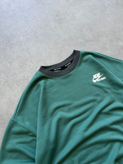 Nike Softball muška zelena dukserica (L)