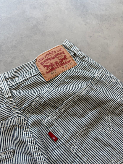 Levis 511 muške prugaste lagane hlace (32x32)