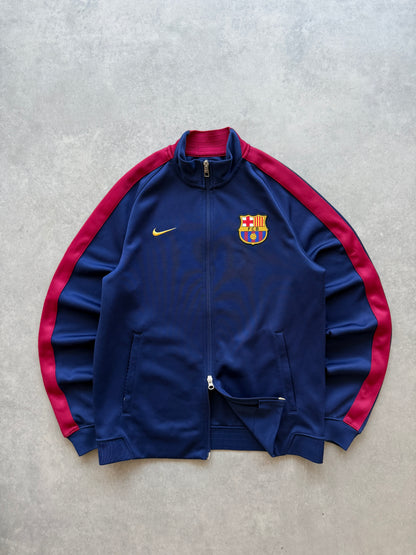Nike x FC Barcelona muška navy plava zip dukserica (M)