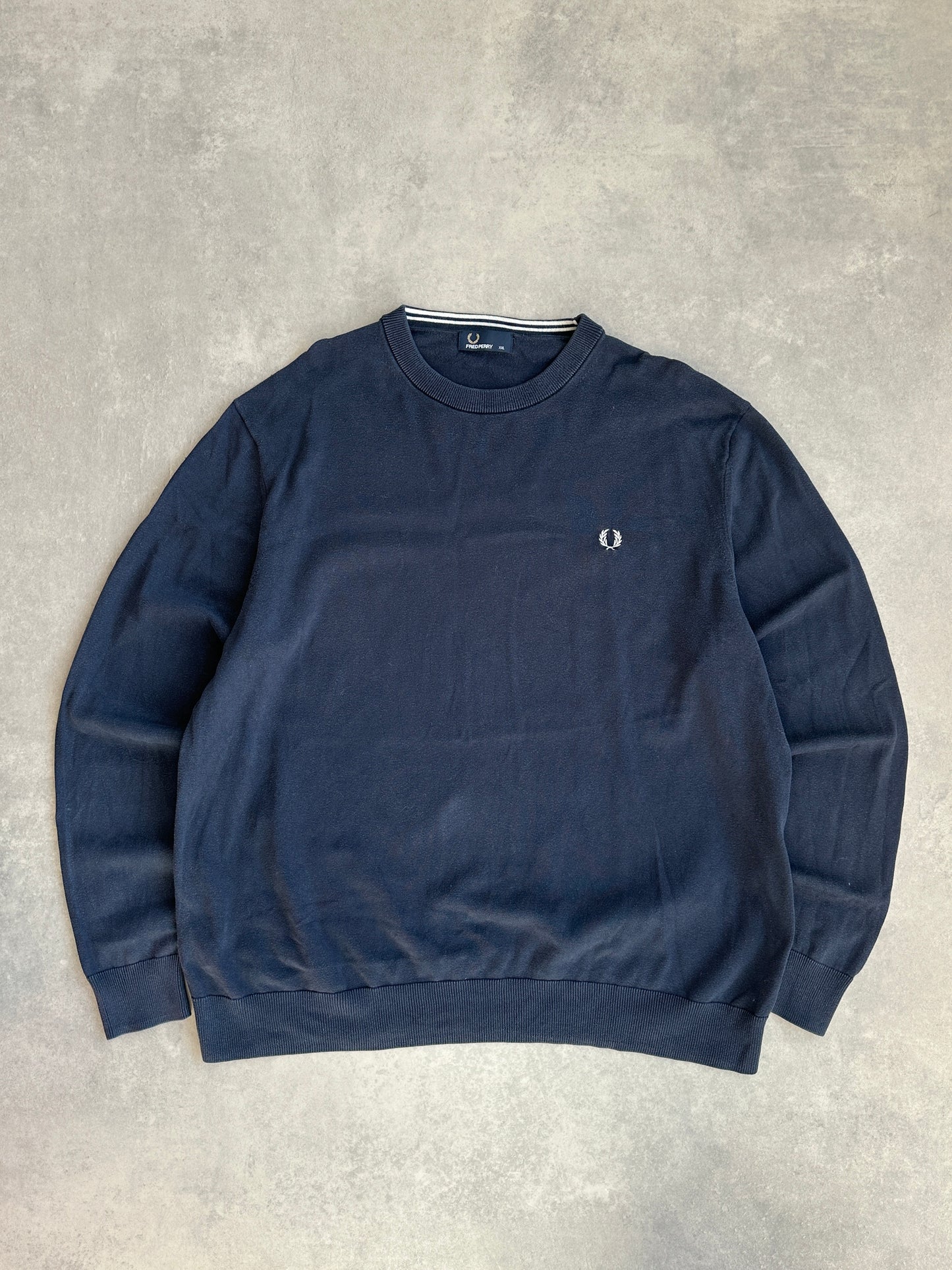 Fred Perry vintage muški navy džemper (XXL)