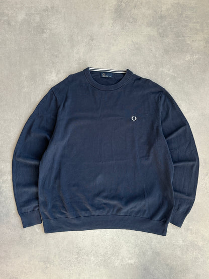 Fred Perry vintage muški navy džemper (XXL)