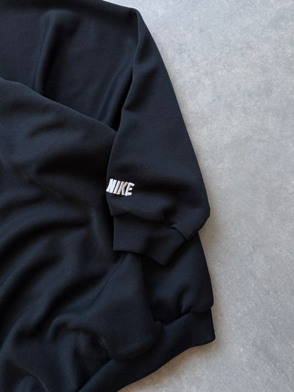 Nike 90s 1/4 zip muška oversized crna dukserica (S)