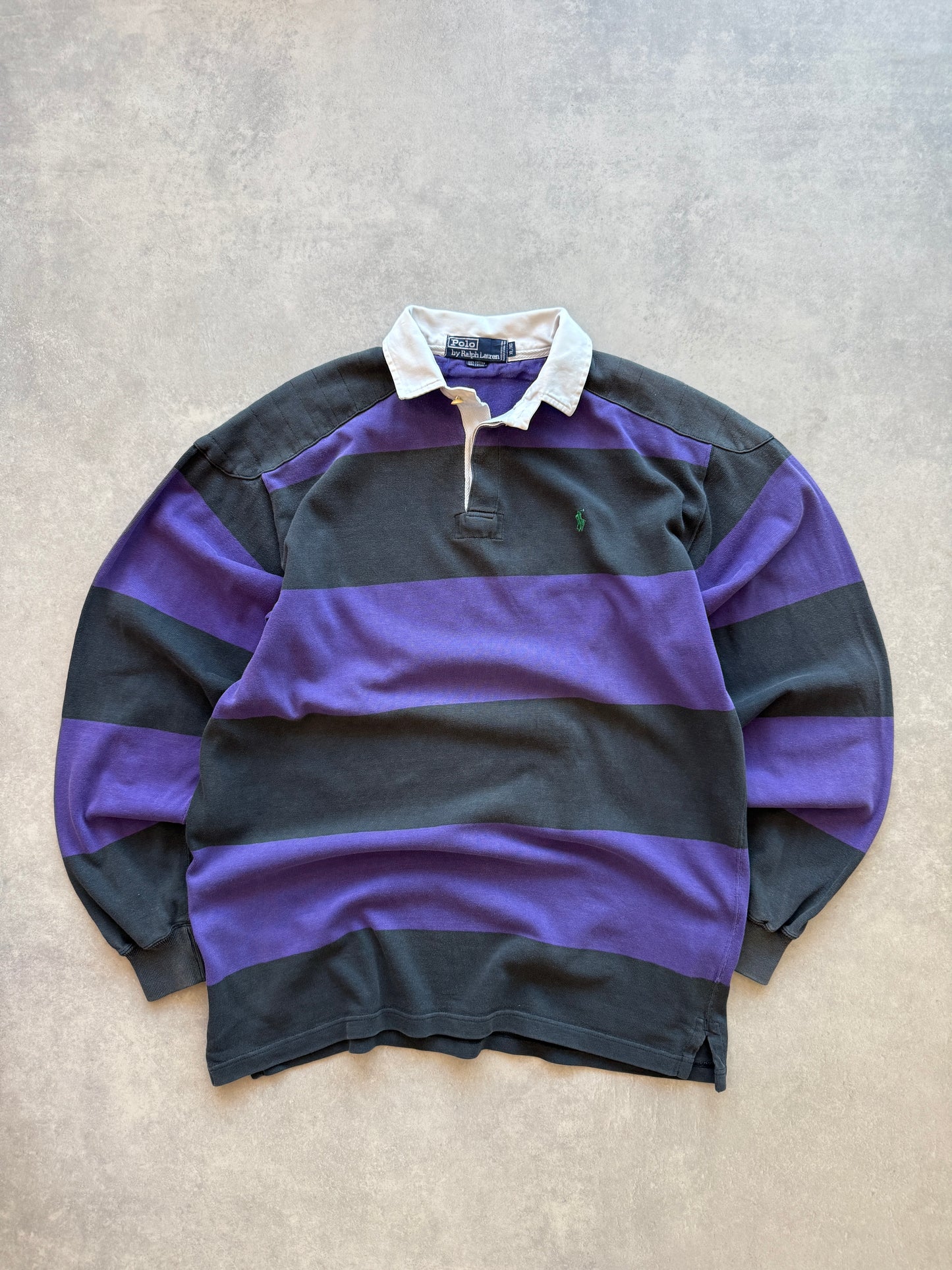 Polo by Ralph Lauren vintage bootleg muška rugby polo majica (XL)