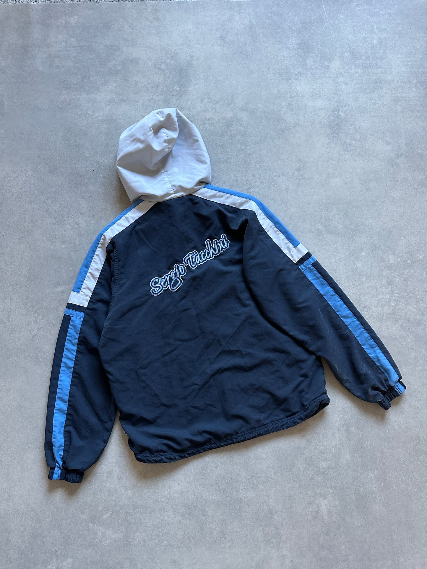 Sergio Tacchini 2000s 1/3 zip muška šuškava dukserica (S)