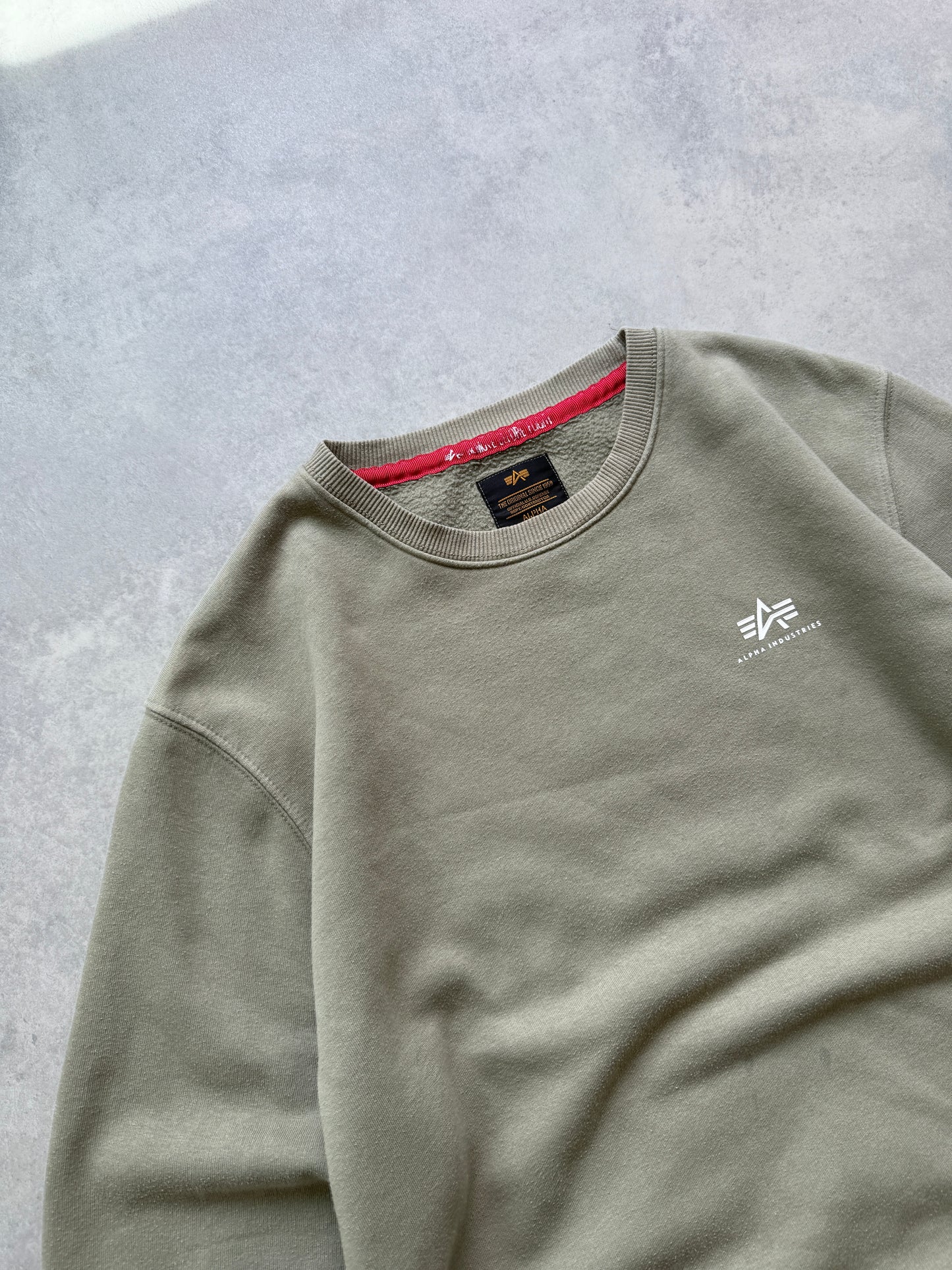 Alpha Industries muška zelena dukserica (XXL)