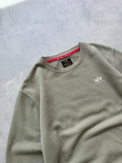 Alpha Industries muška zelena dukserica (XXL)