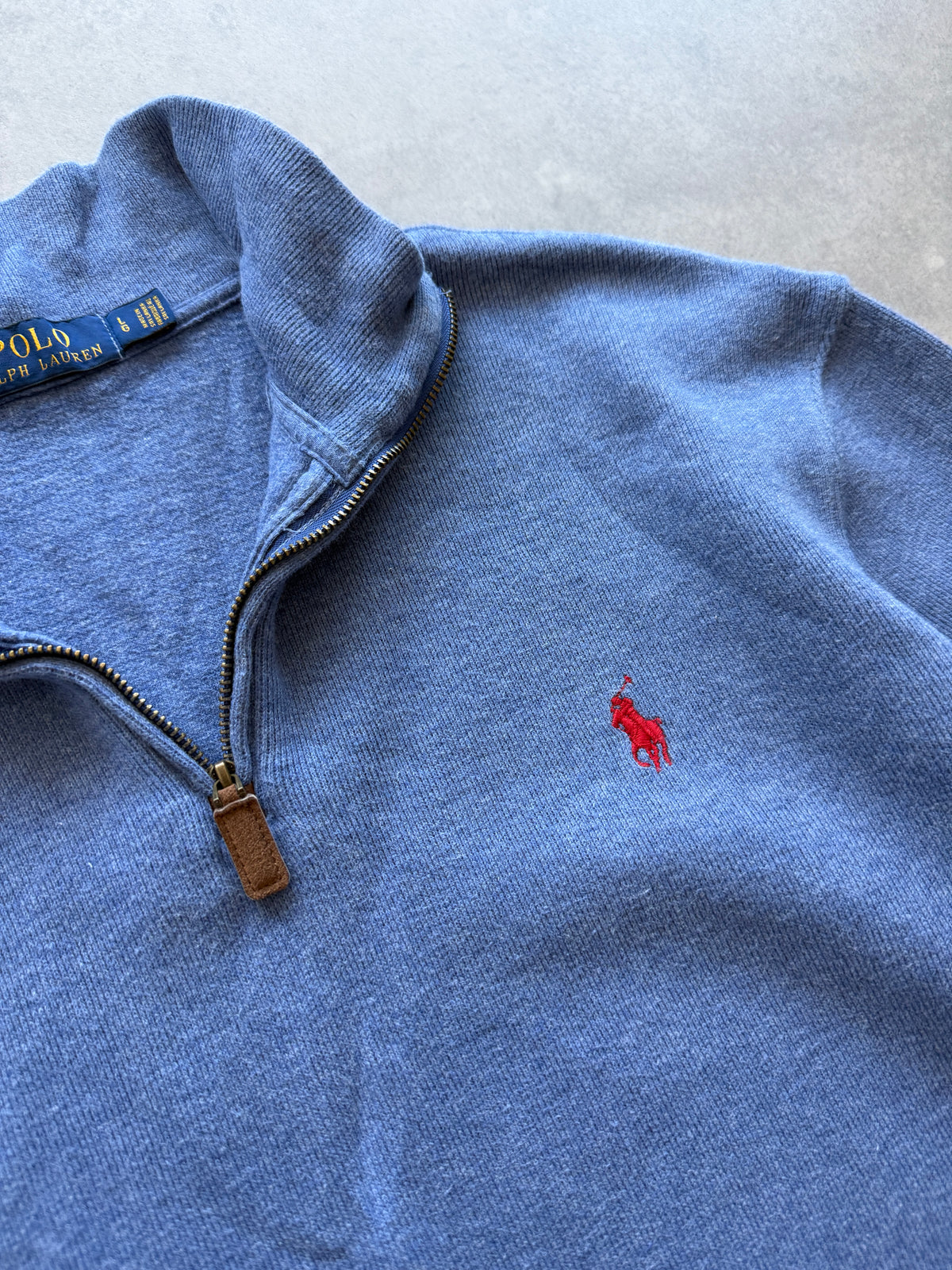 Polo by Ralph Lauren retro muški 1/4 zip džemper (L)