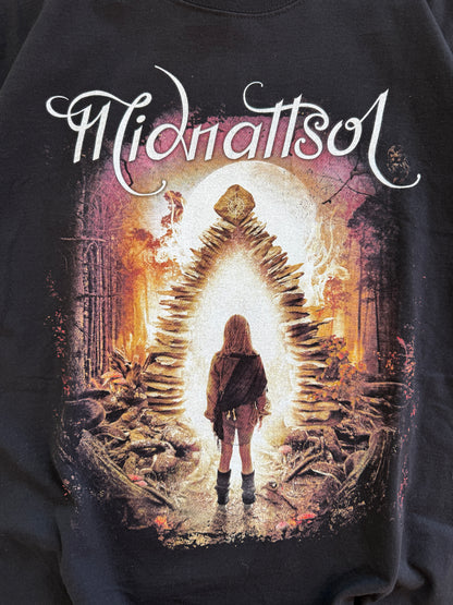 Midnatsol muška crna majica (XL)