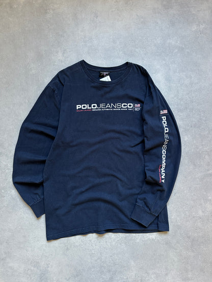 Polo Jeans Company vintage muška plava majica (L)