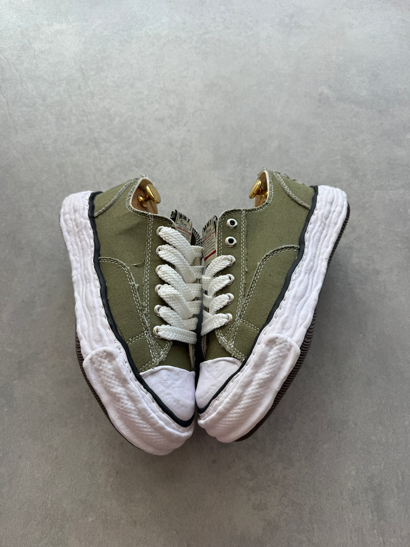 Maison Mihara Yasuhiro Peterson 23 OG Sole Canvas Low Green ženske patike (40)
