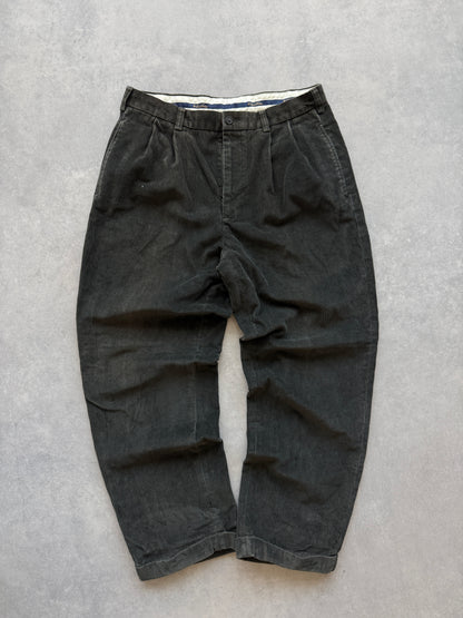 Brooks Brothers Elliot vintage 90s muške zelene samtene hlace (34x30)