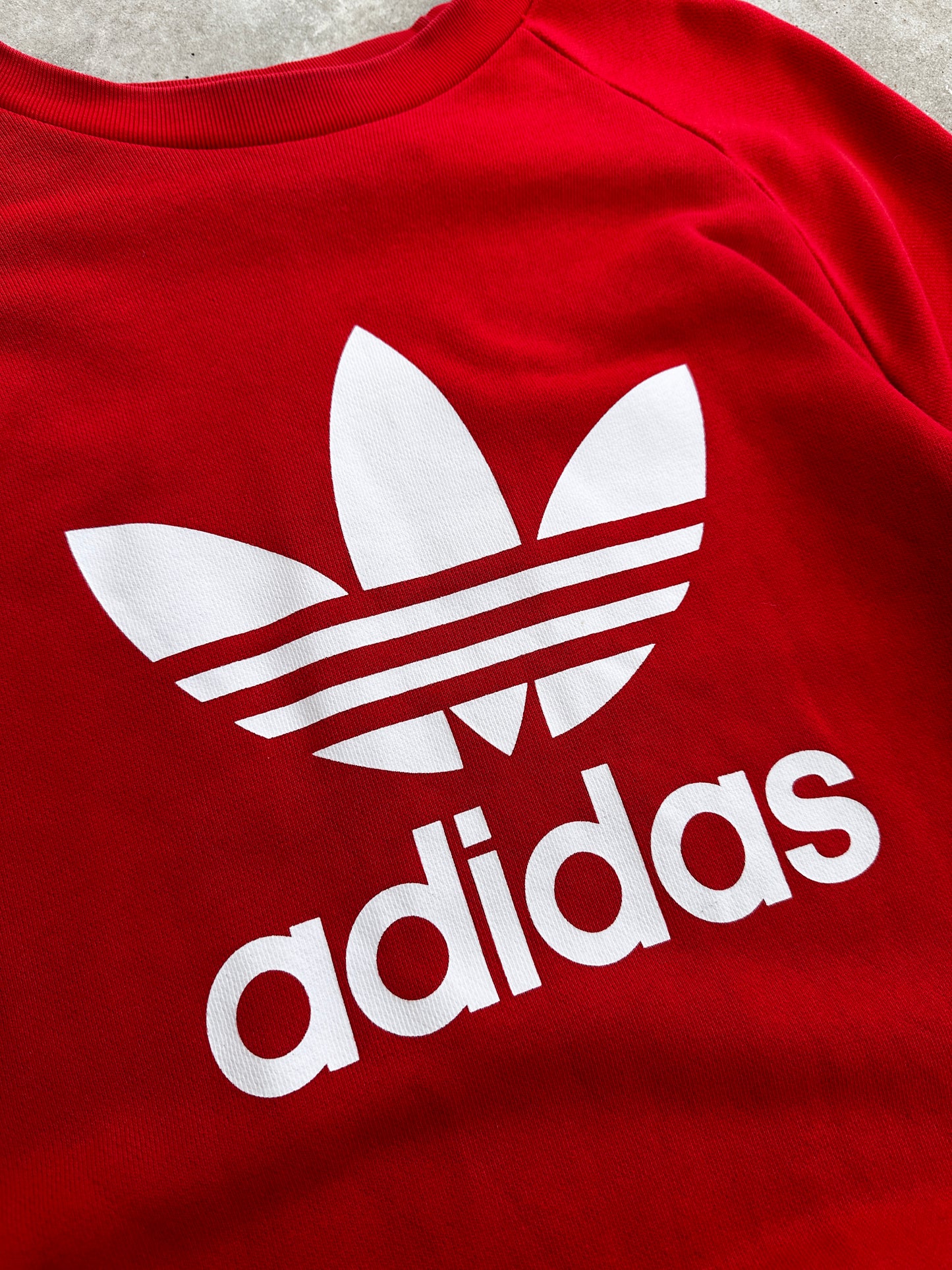 Adidas 2000s muška crvena dukserica (XL)