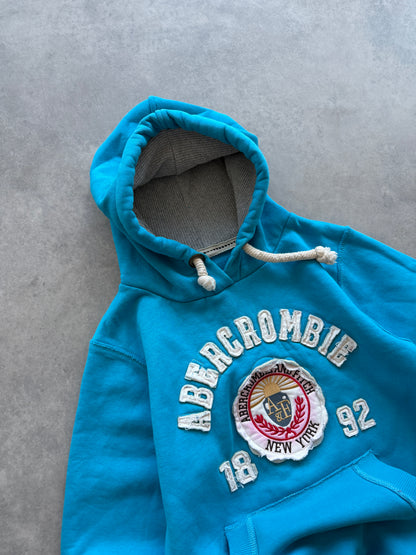 Abercrombie & Fitch Y2K ženska plava dukserica (L)