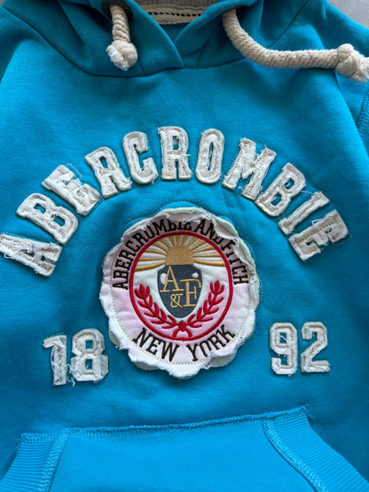 Abercrombie & Fitch Y2K ženska plava dukserica (L)