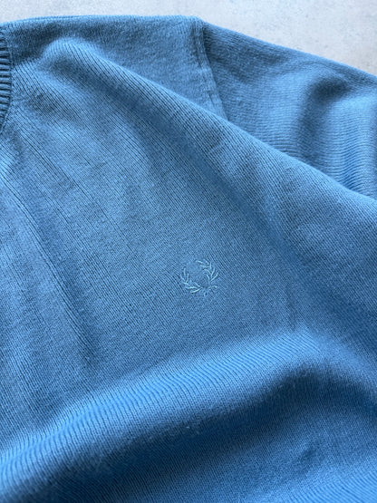 Fred Perry muški plavi džemper (L)