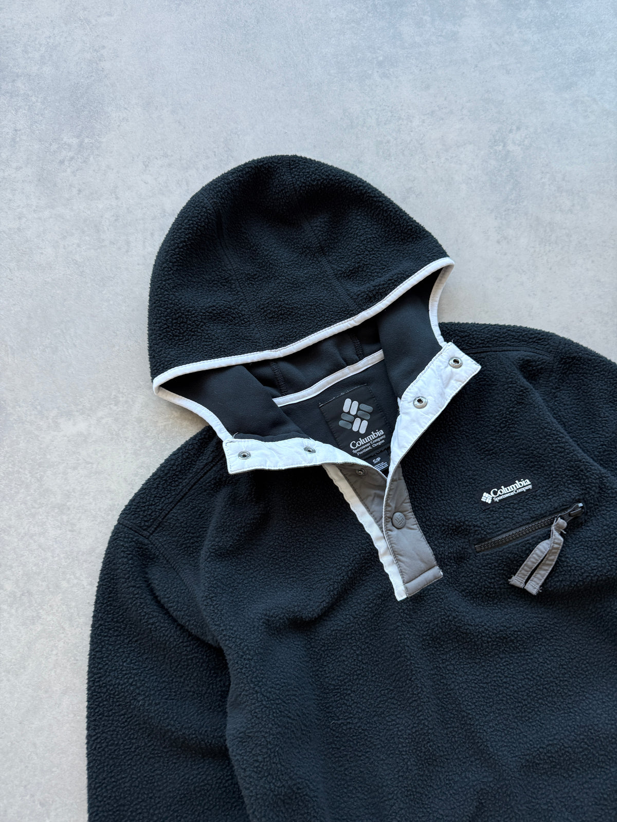 Columbia muška crna fleece dukserica (S)