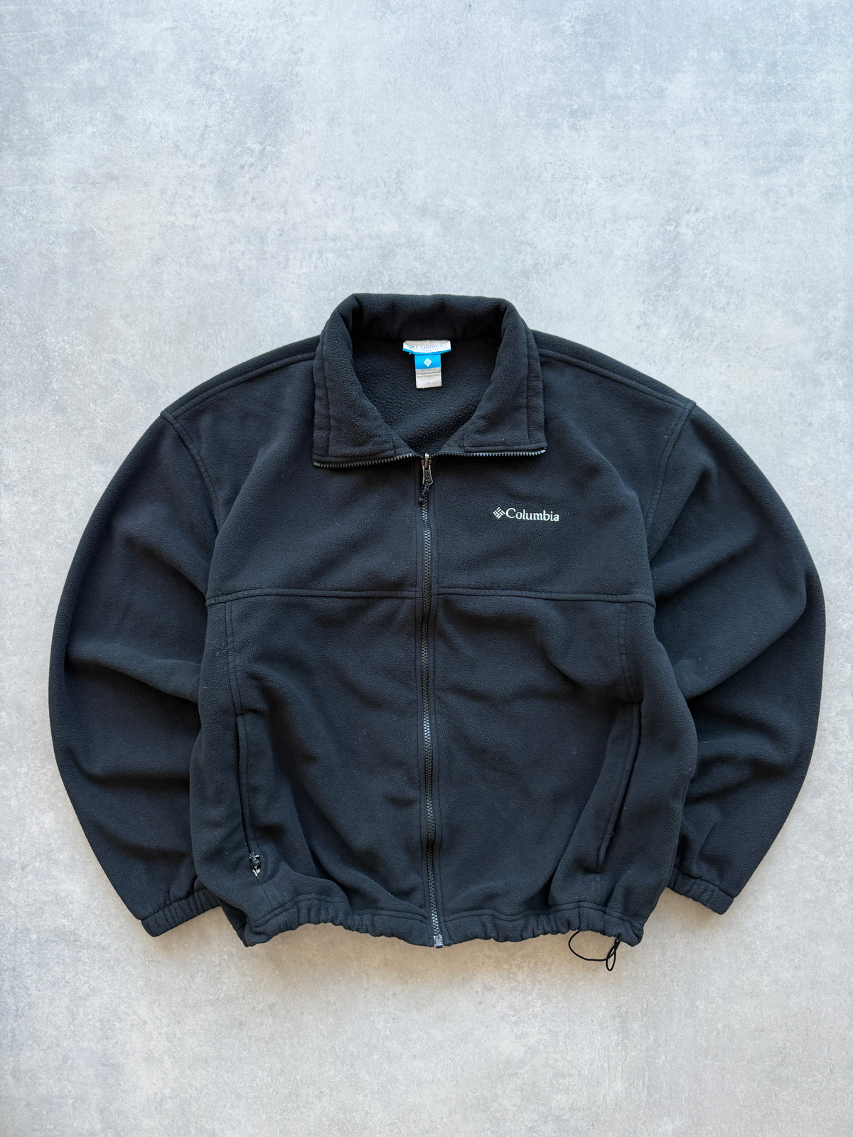 Columbia retro muška crna fleece dukserica (XL)