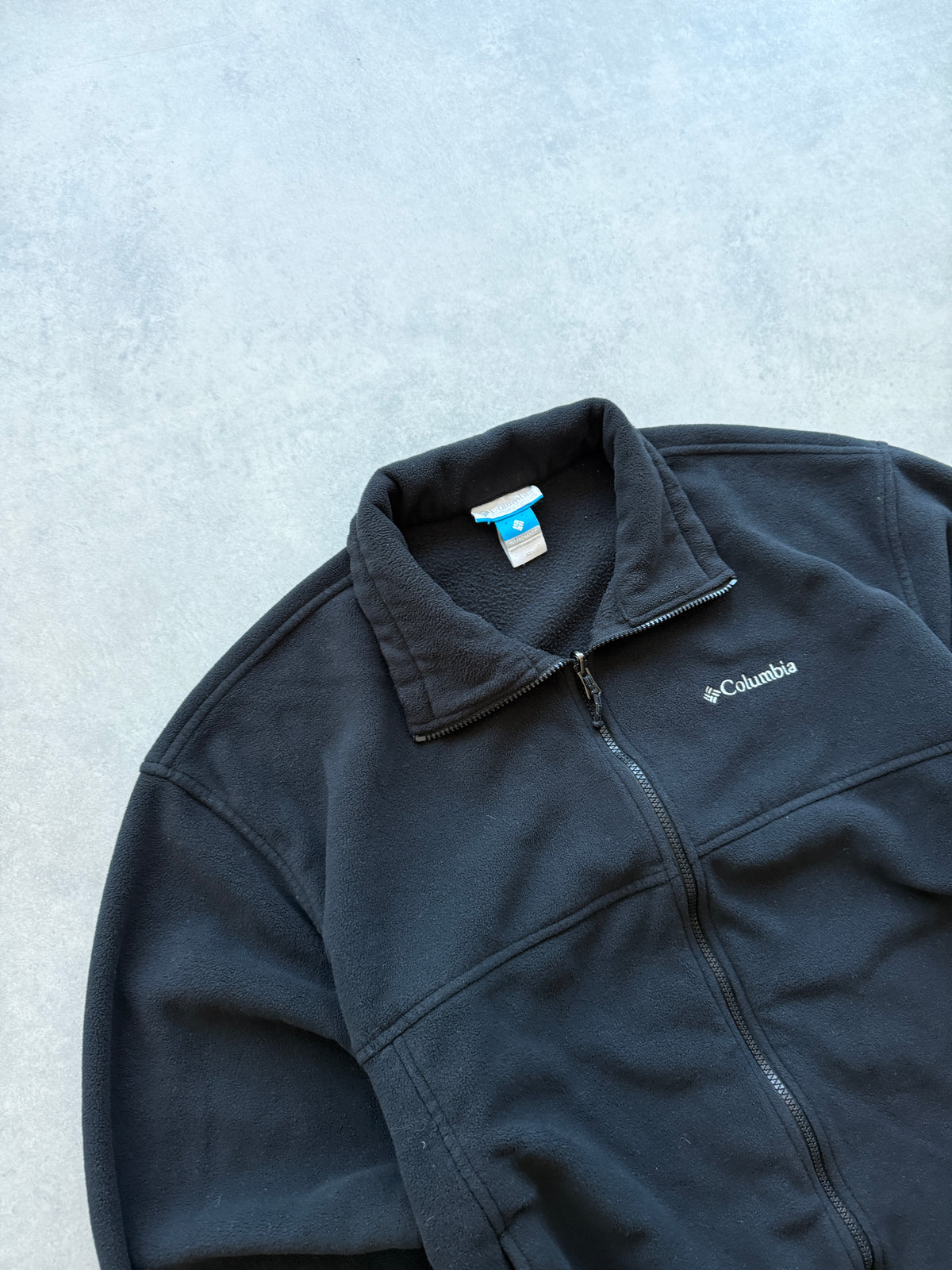 Columbia retro muška crna fleece dukserica (XL)