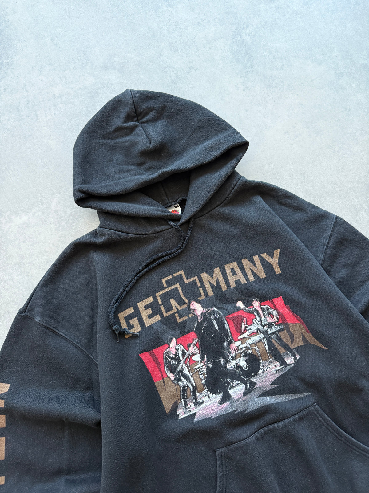 Rammstein Germany retro muška crna bend dukserica (XL)