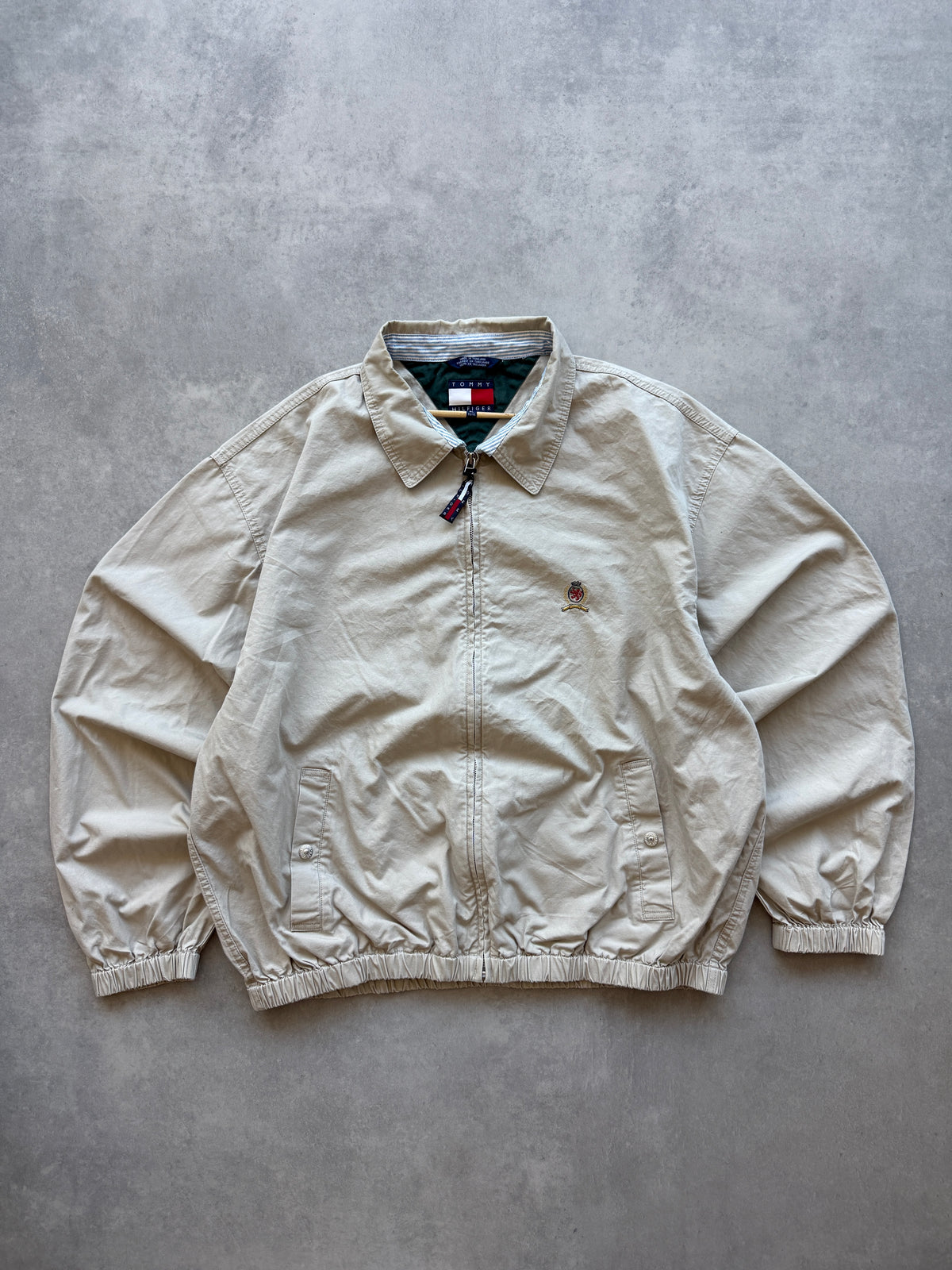 Tommy Hilfiger vintage crest logo muška harrington jakna (XL)
