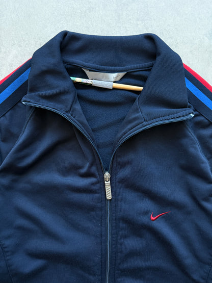 Nike 2000s muška navy plava zip dukserica (L)