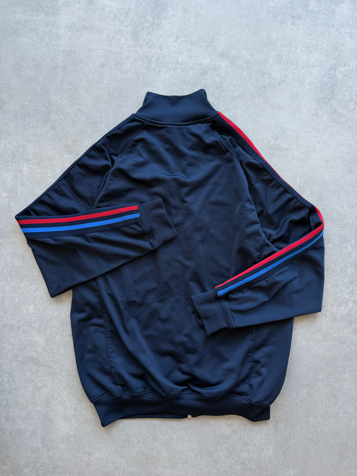 Nike 2000s muška navy plava zip dukserica (L)