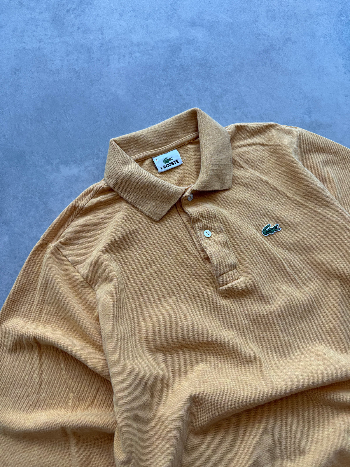 Lacoste retro muška žuta polo majica (M)