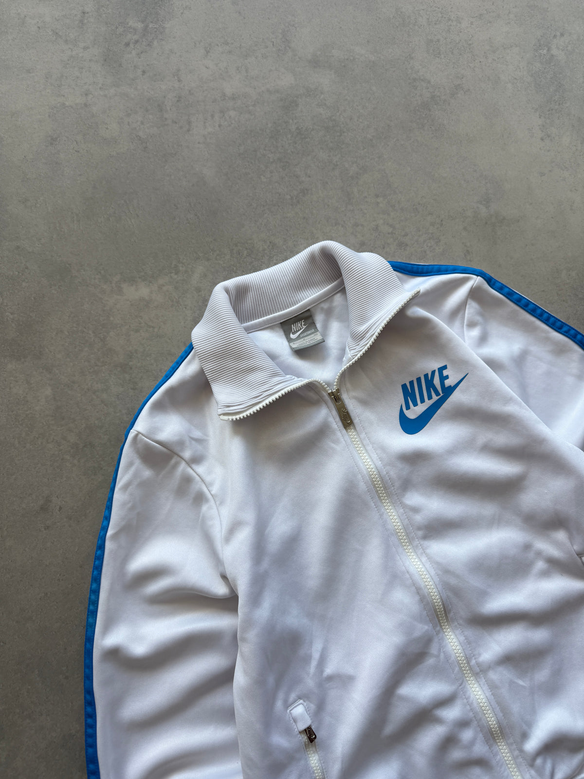 Nike 2000s muška bijela zip dukserica (S)