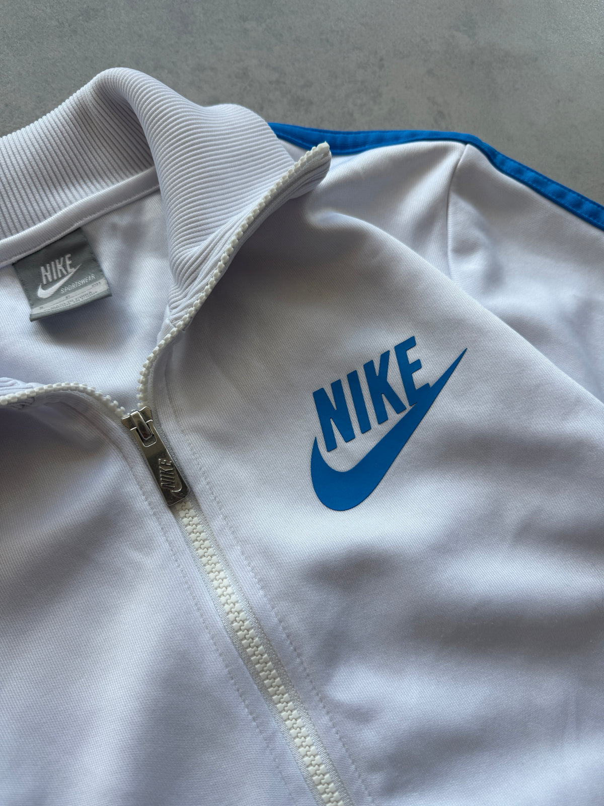 Nike 2000s muška bijela zip dukserica (S)