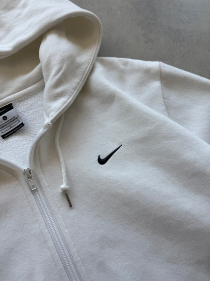 Nike muška basic bijela zip dukserica (L)