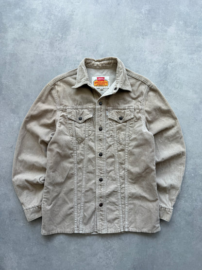 Levis vintage ženska bež samtena košulja (M)