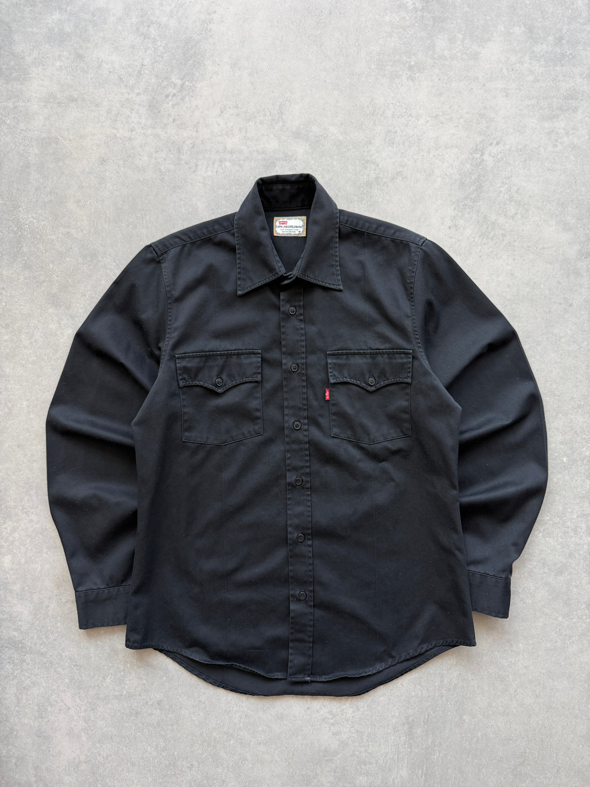 Levis Sta Prest vintage muška crna košulja (M)