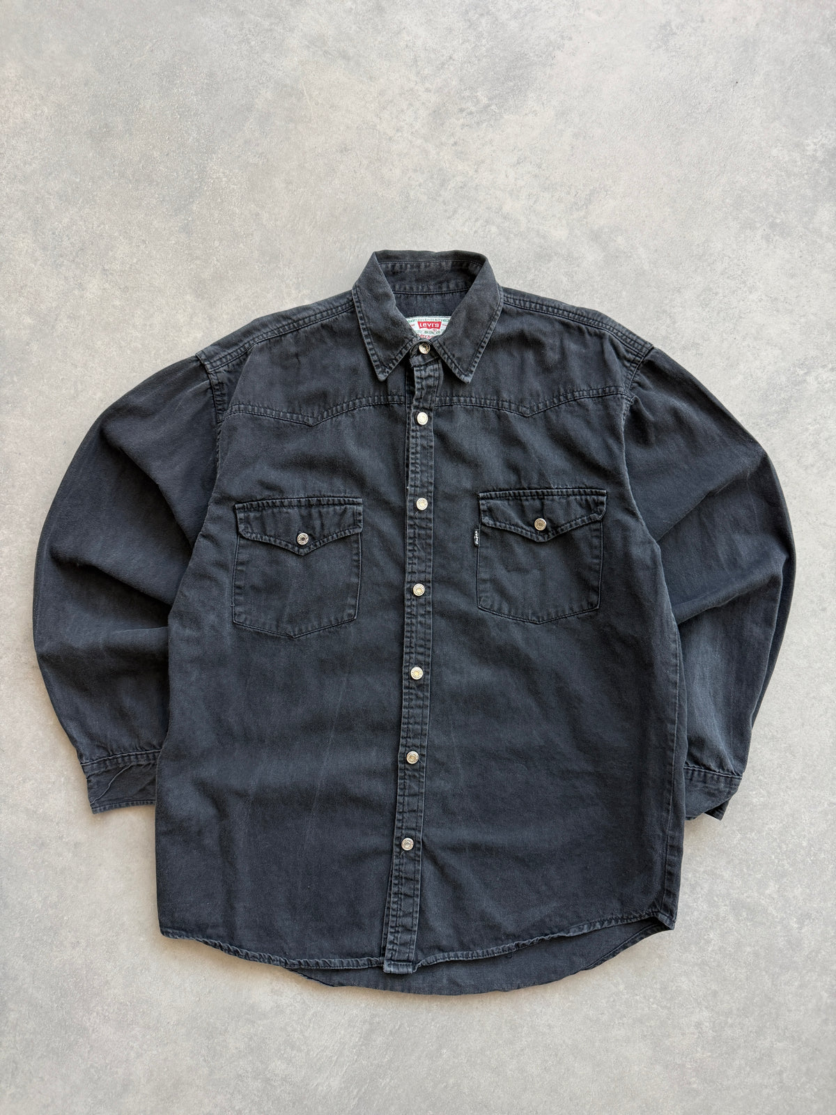 Levis vintage 90s muška crna košulja (M)