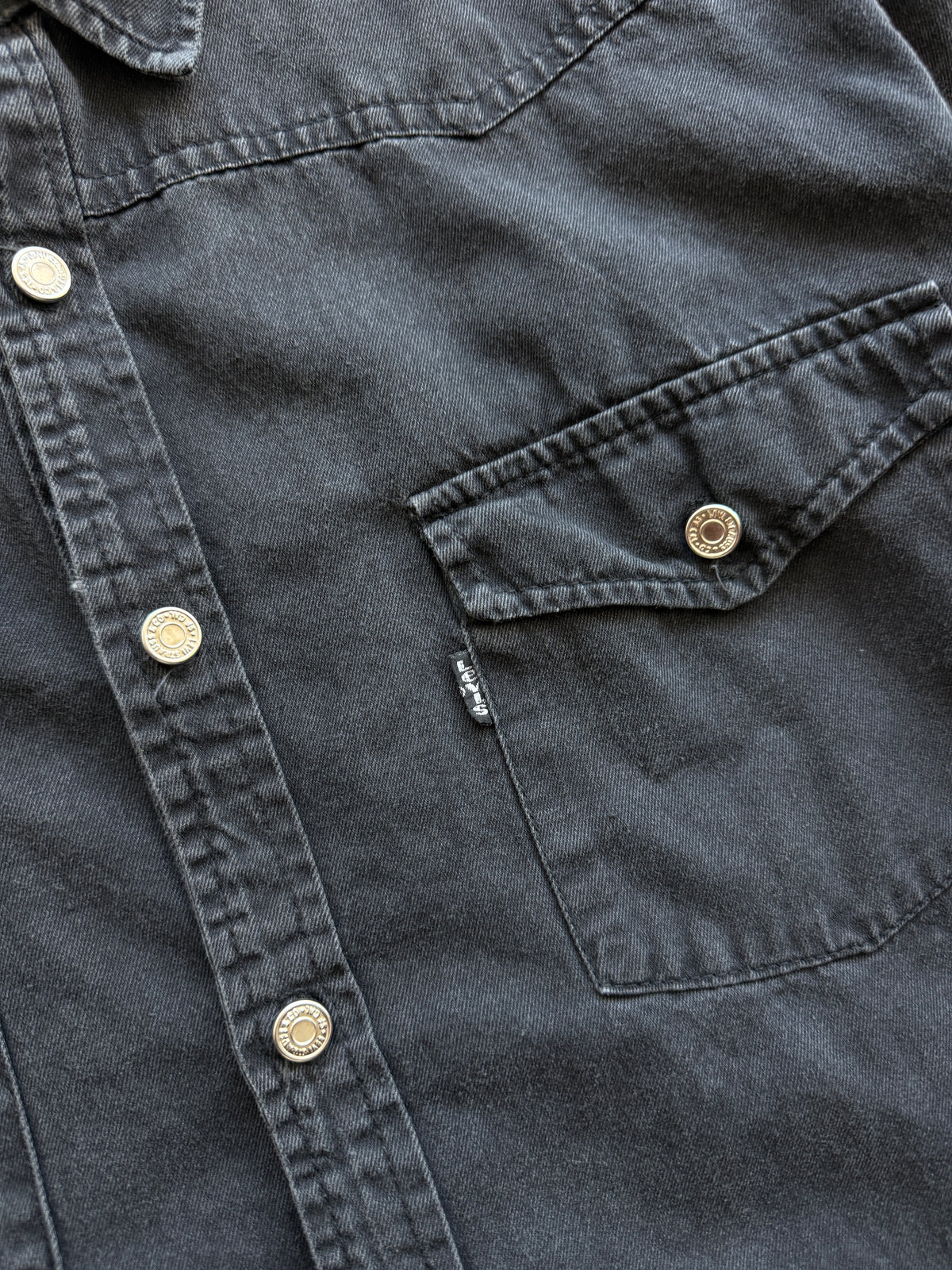Levis vintage 90s muška crna košulja (M)