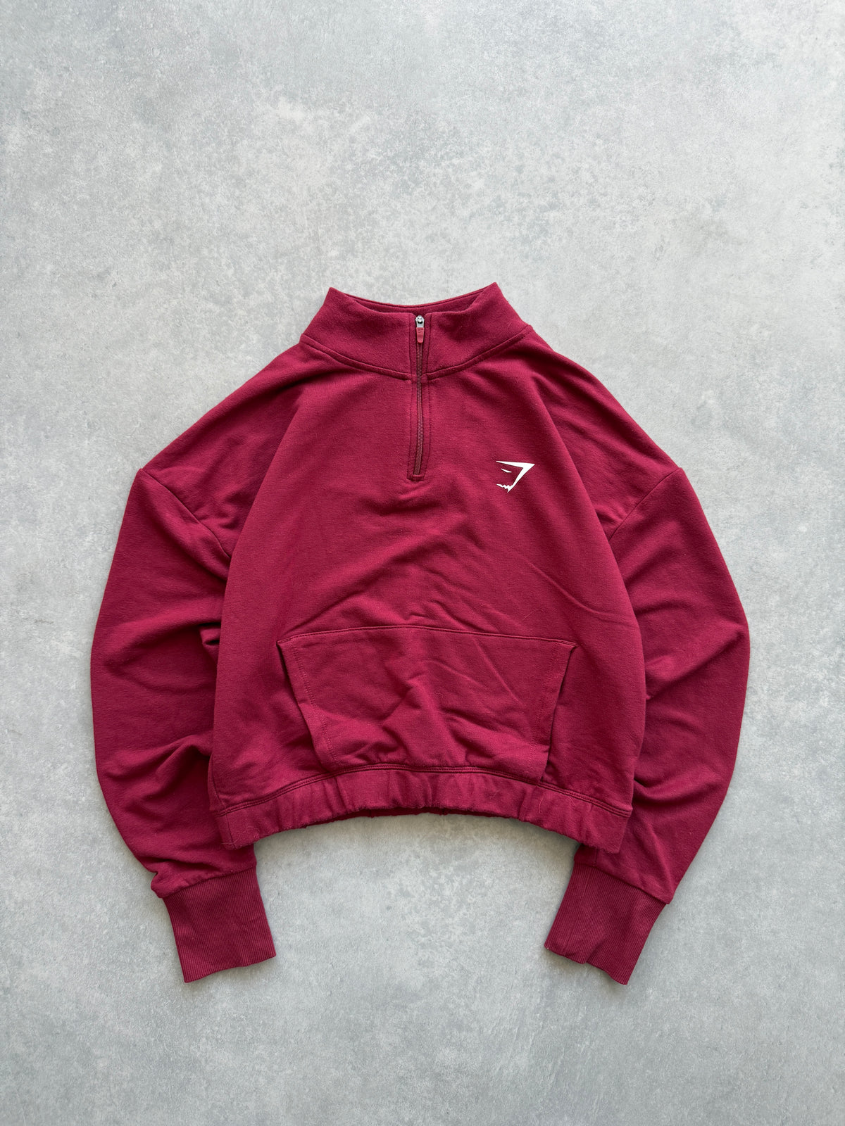 Gymshark ženska 1/3 zip majica za gym (S)