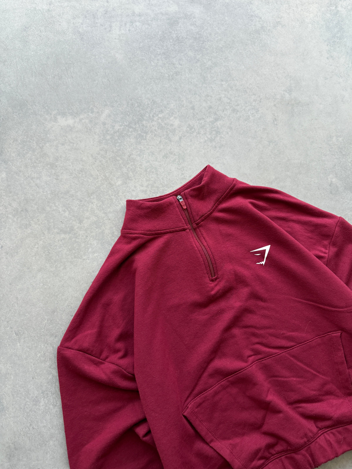 Gymshark ženska 1/3 zip majica za gym (S)