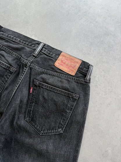 Levis 501 muške crne farmerke (30x32)